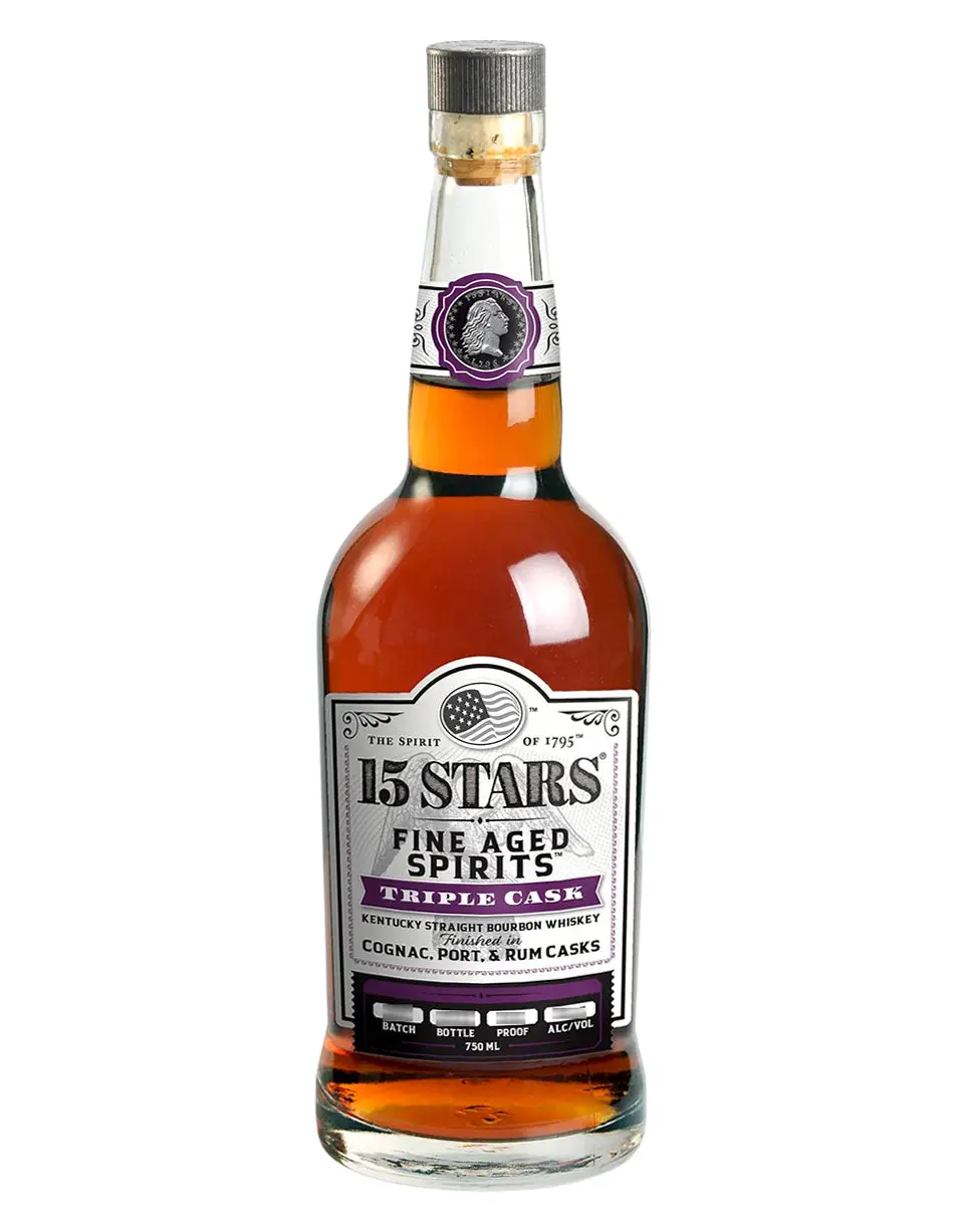 15 STARS Triple Cask Straight Bourbon Whiskey