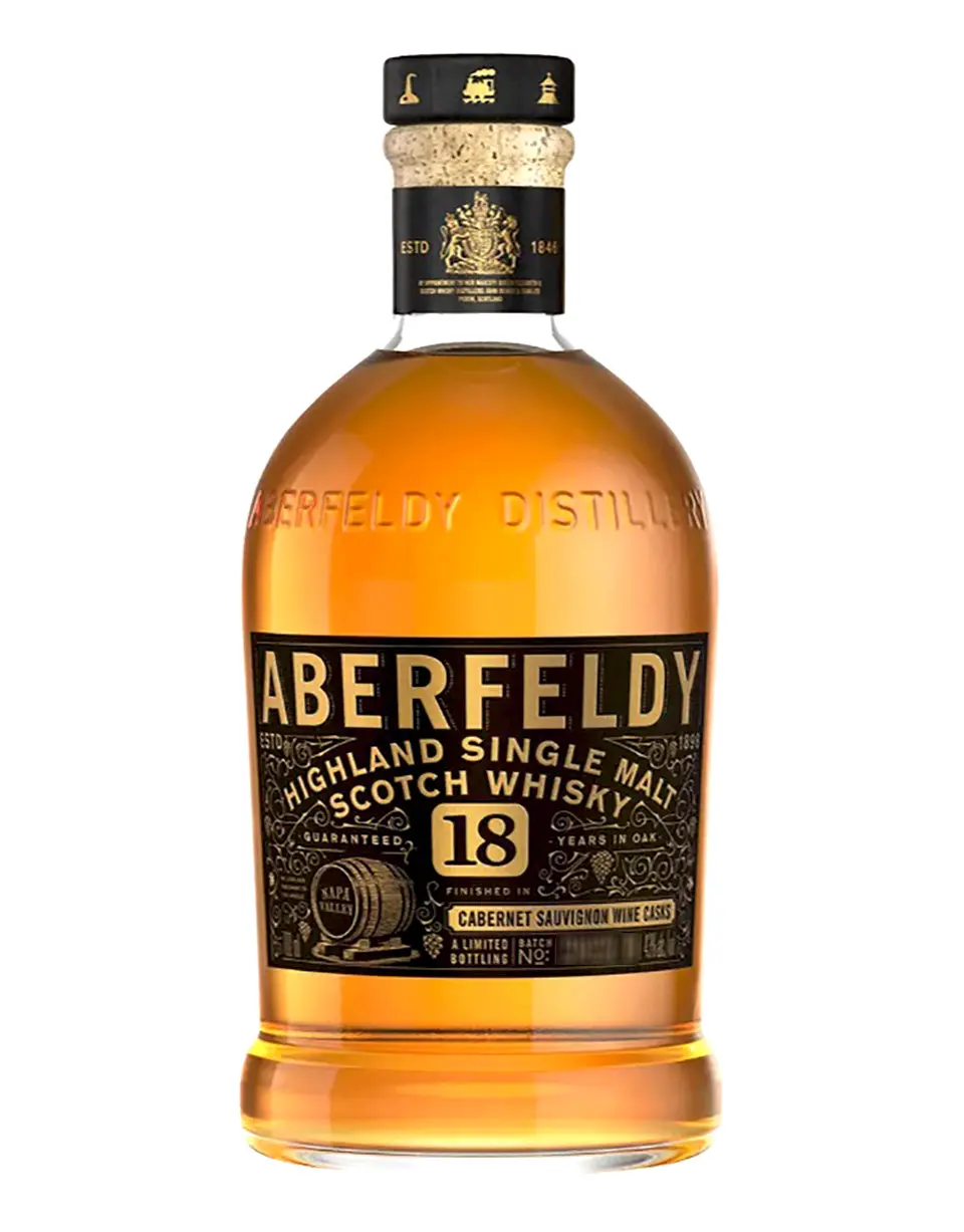 Aberfeldy 18 Year Whisky Napa Valley Wine Finish