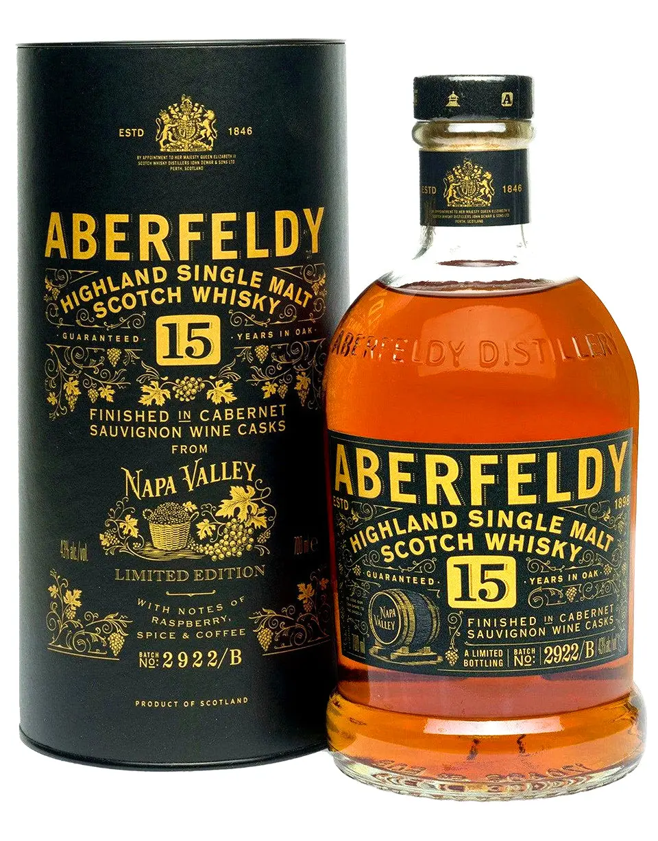 Aberfeldy Napa Valley Red Wine Cask 15 Year Whisky - Image 2