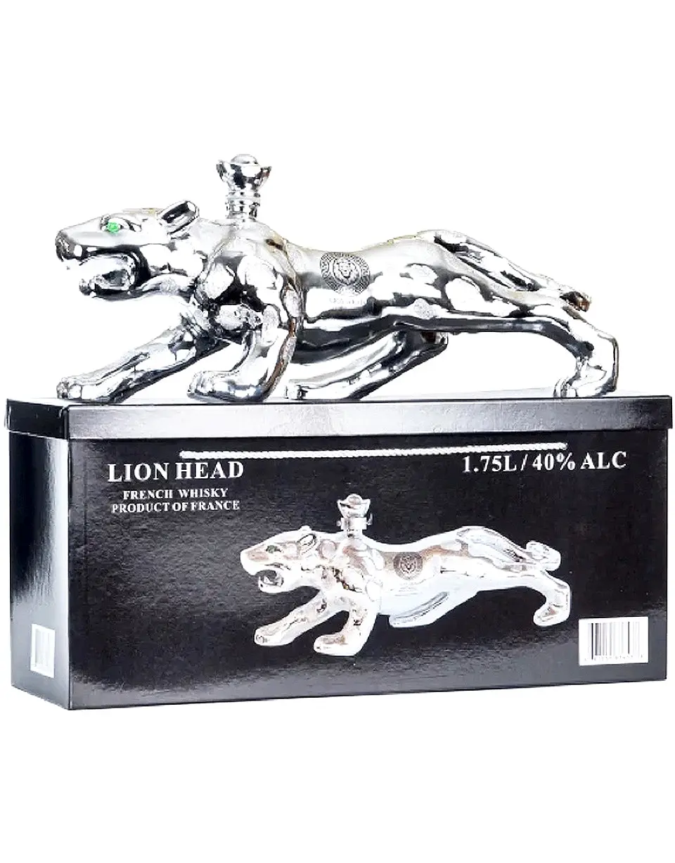 Lion Head Silver Jaguar French Whiskey 1.75 Liter