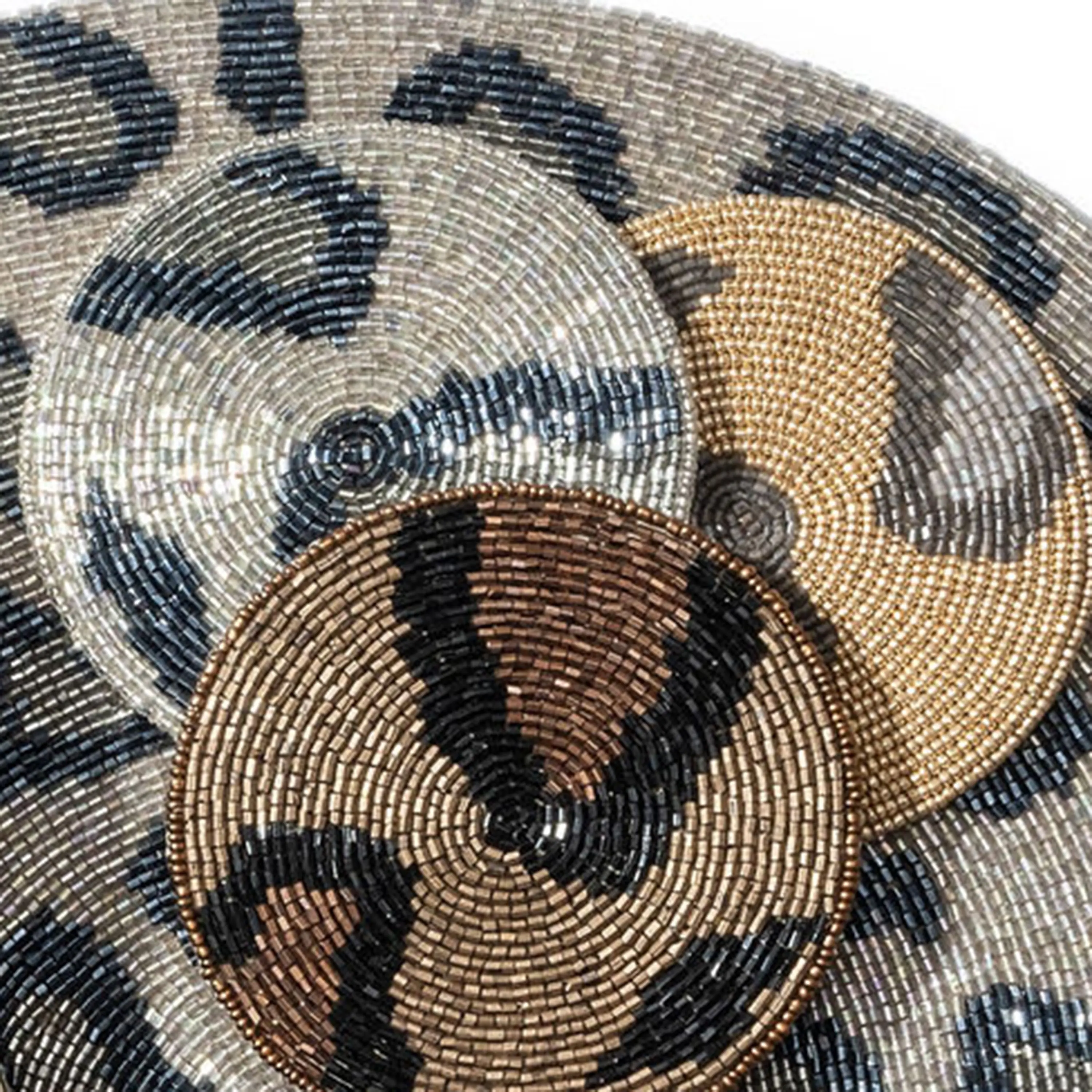 Animal pattern coasters, silver - Image 3
