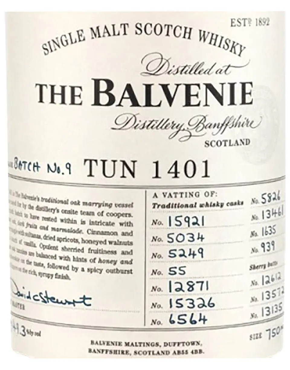 Balvenie Tun 1401 No.9 750ml - Image 2