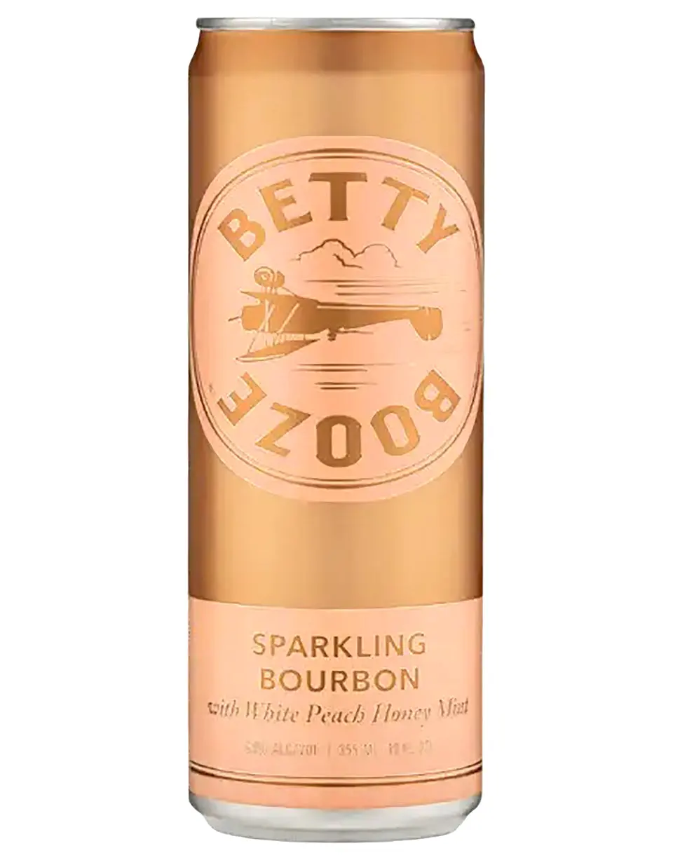Betty Booze Sparkling Bourbon with Peach Honey Mint 4Pk - Image 4