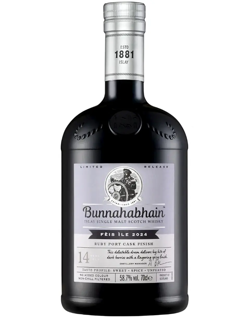 Bunnahabhain Fèis Ìle 2024: 14 Year Old Ruby Port Cask Finish - Image 2