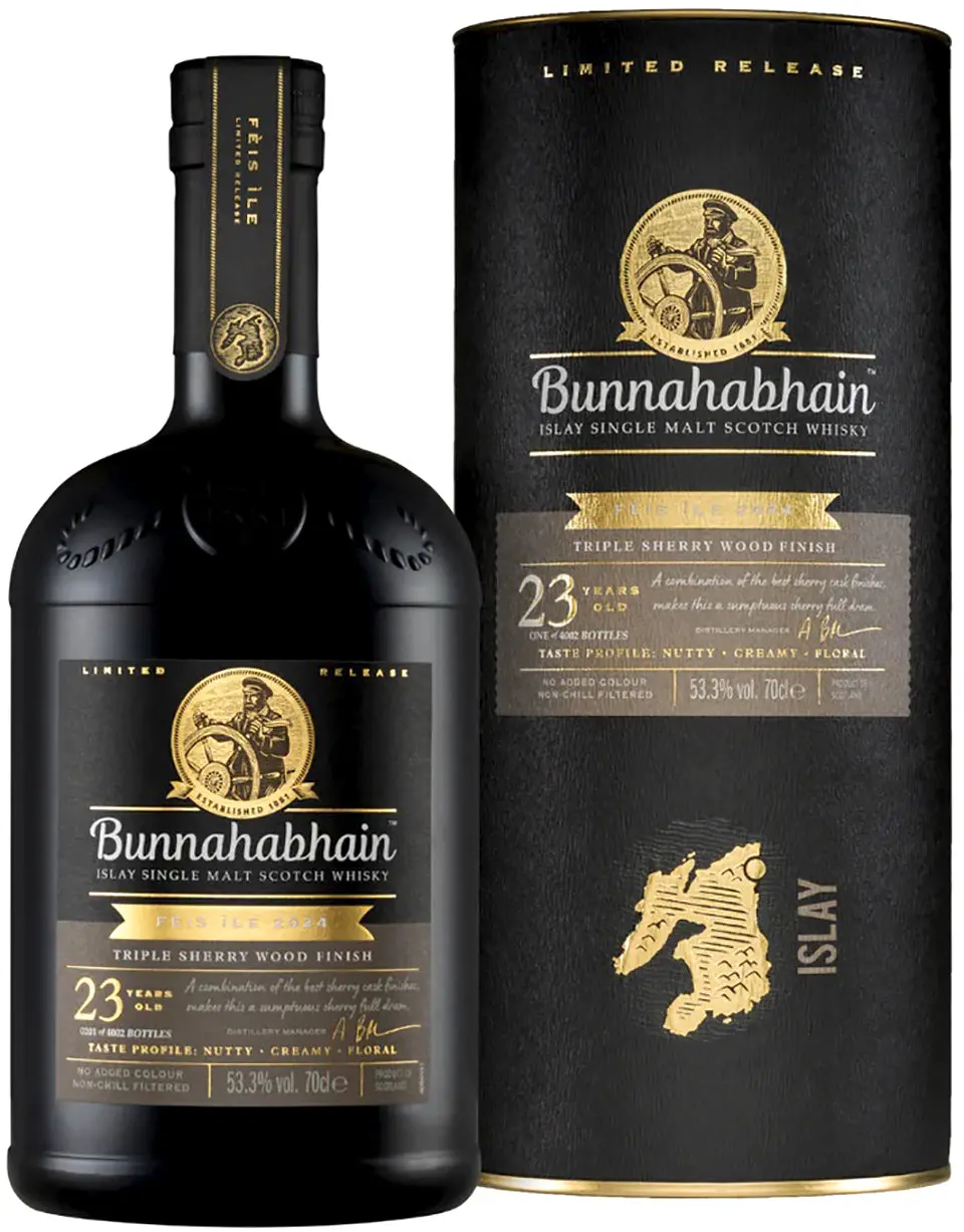 Bunnahabhain Fèis Ìle 2024: 23 Year Old Triple Sherry Wood Finish