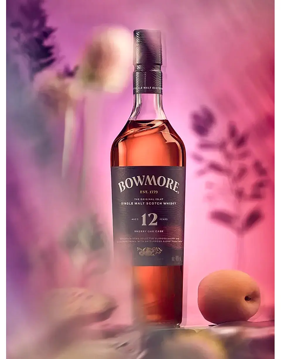 Bowmore 12 Year Old Sherry Oak Cask Scotch - Image 2