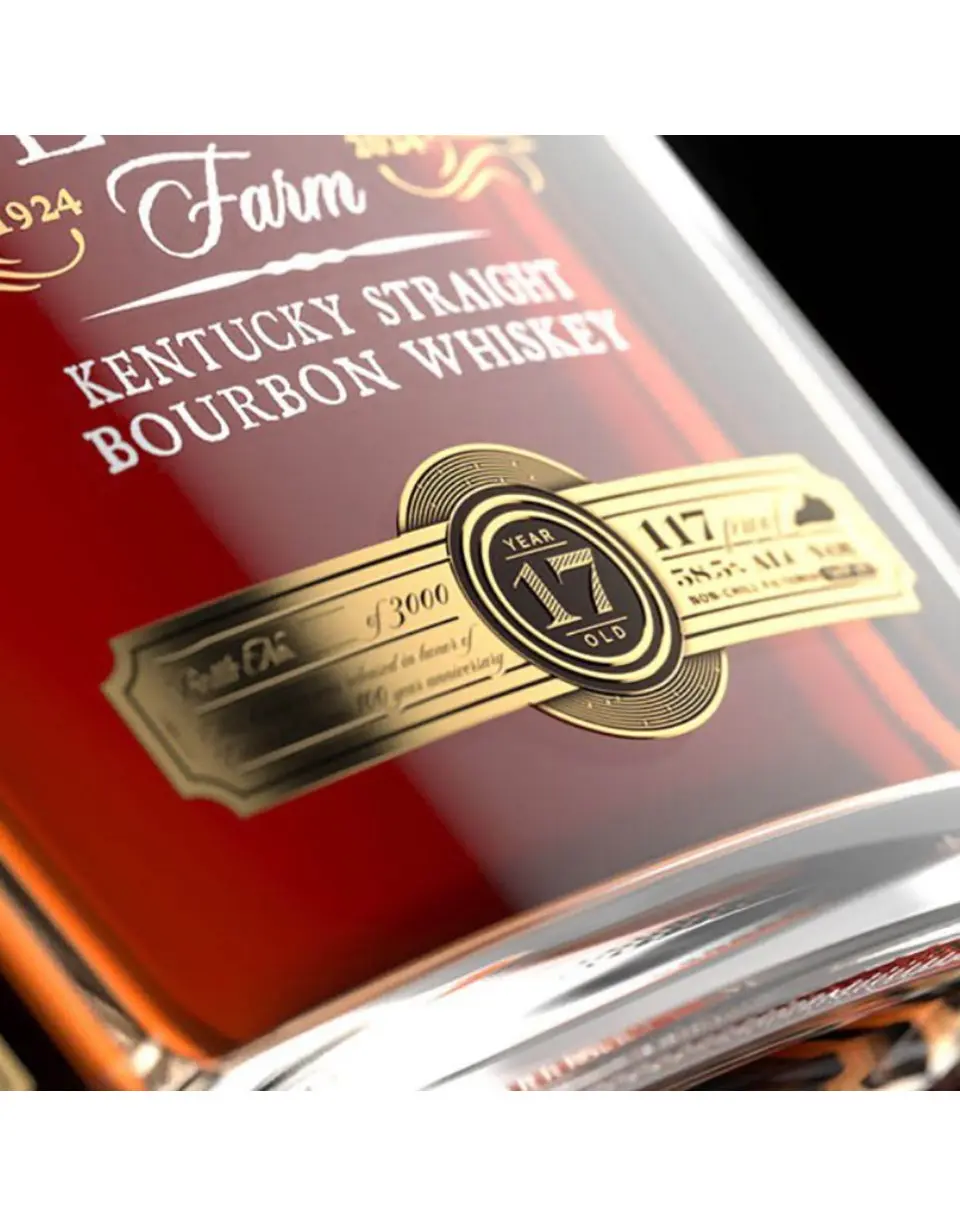 Calumet Farm 17 Year Bourbon Glass Decanter - Image 2