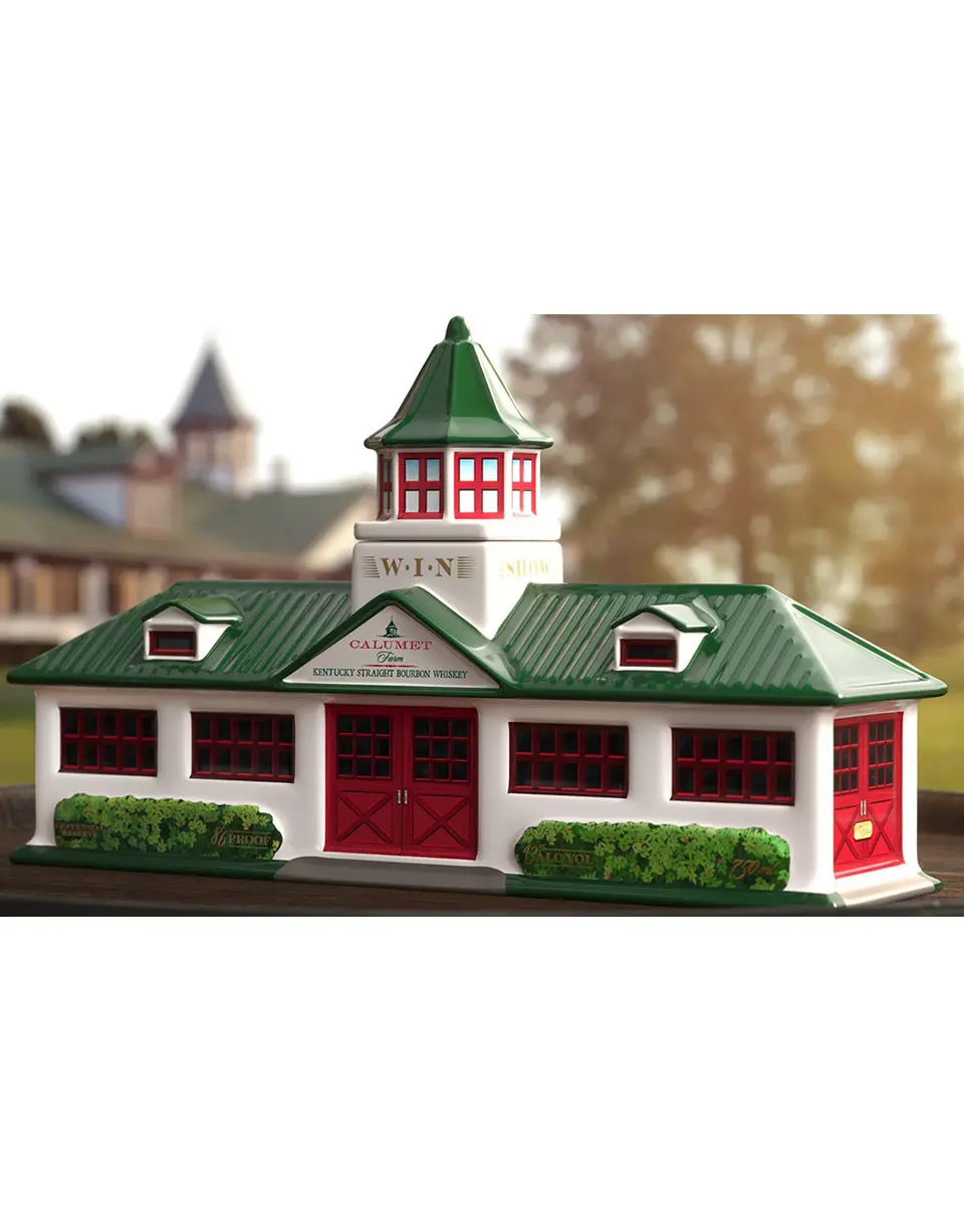 Calumet Farm Ceramic Farm Decanter - Image 4