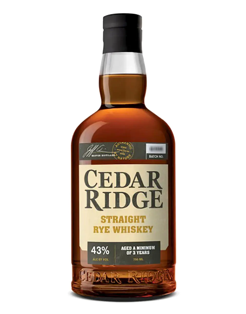 Cedar Ridge Rye Whiskey 750ml