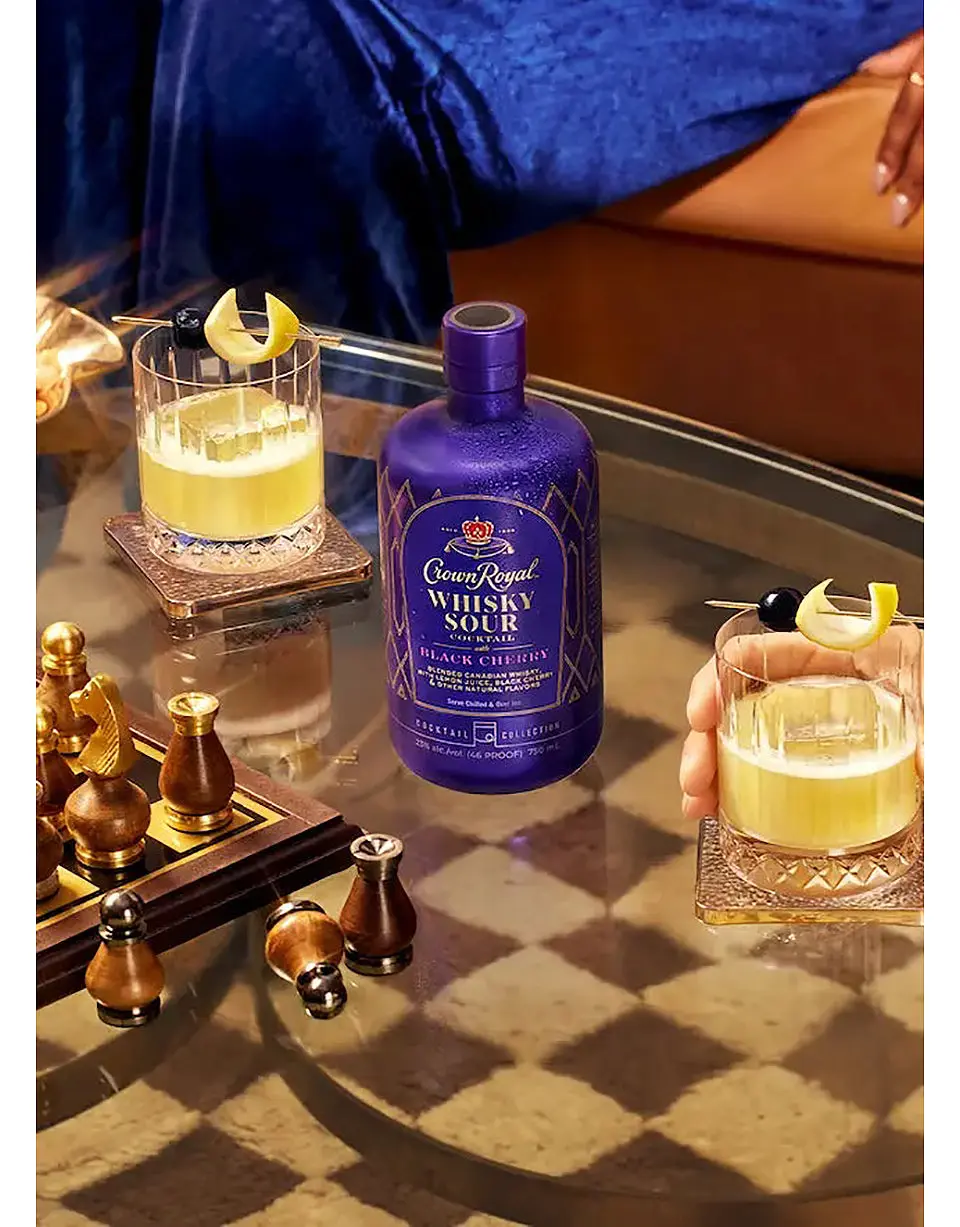 Crown Royal Black Cherry Whisky Sour 750ML - Image 2
