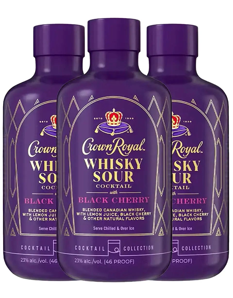 Crown Royal Black Cherry Whisky Sour 750ML - Image 3
