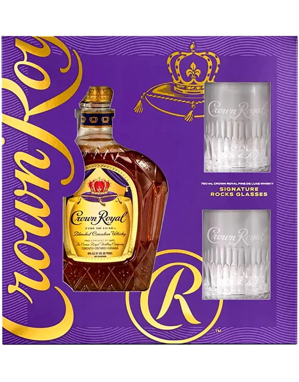 Crown Royal Fine De Luxe Canadian Whisky Gift Set