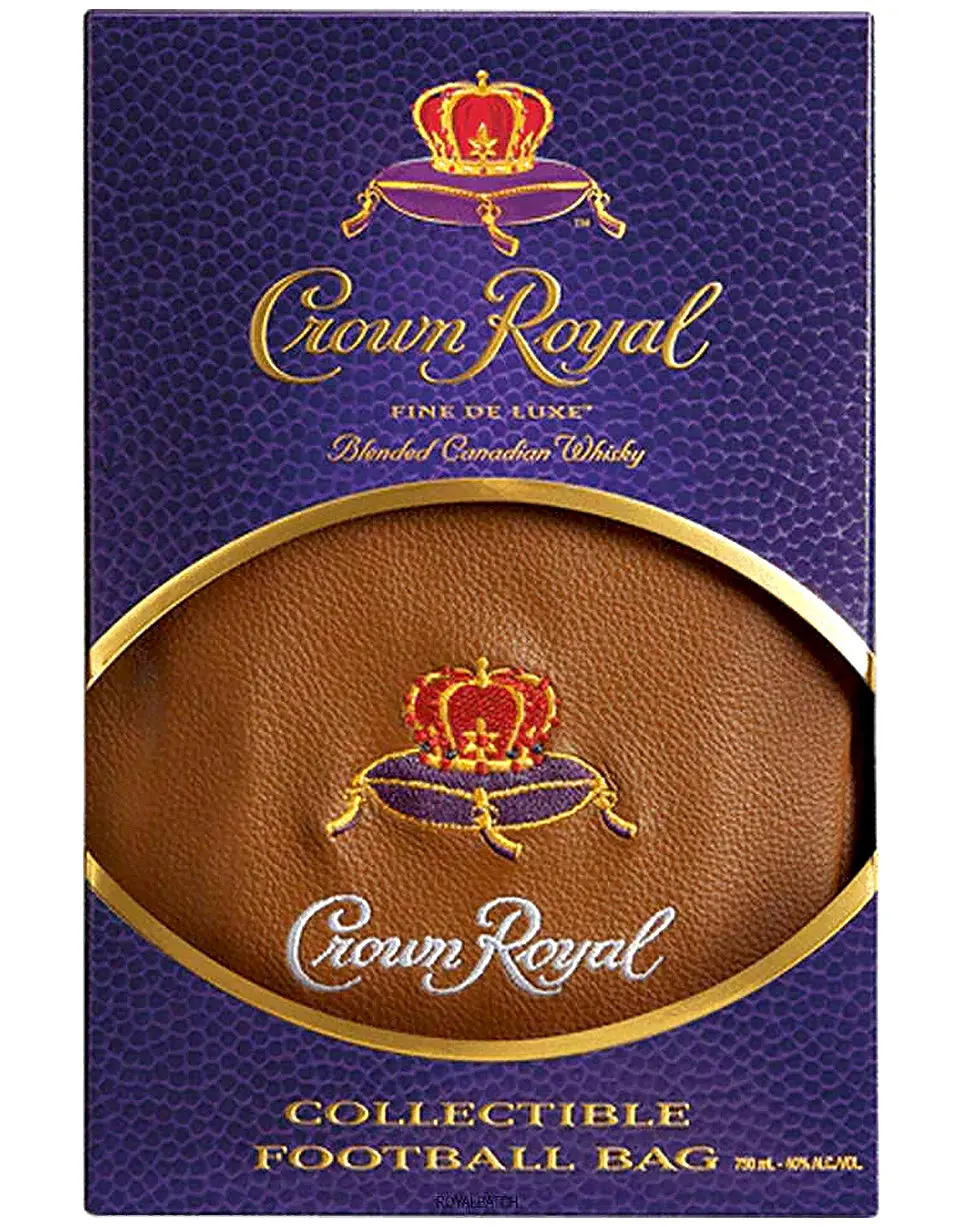 Crown Royal Whisky & Football Bag Gift Set