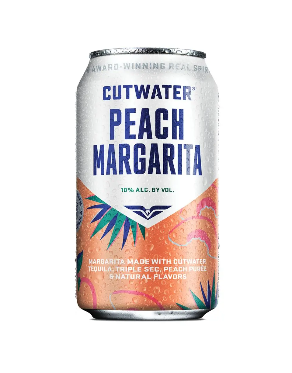 Cutwater Peach Margarita Can 4Pk - Image 2