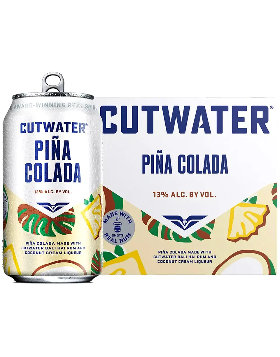 Cutwater Pina Colada Cocktail Can 4Pk