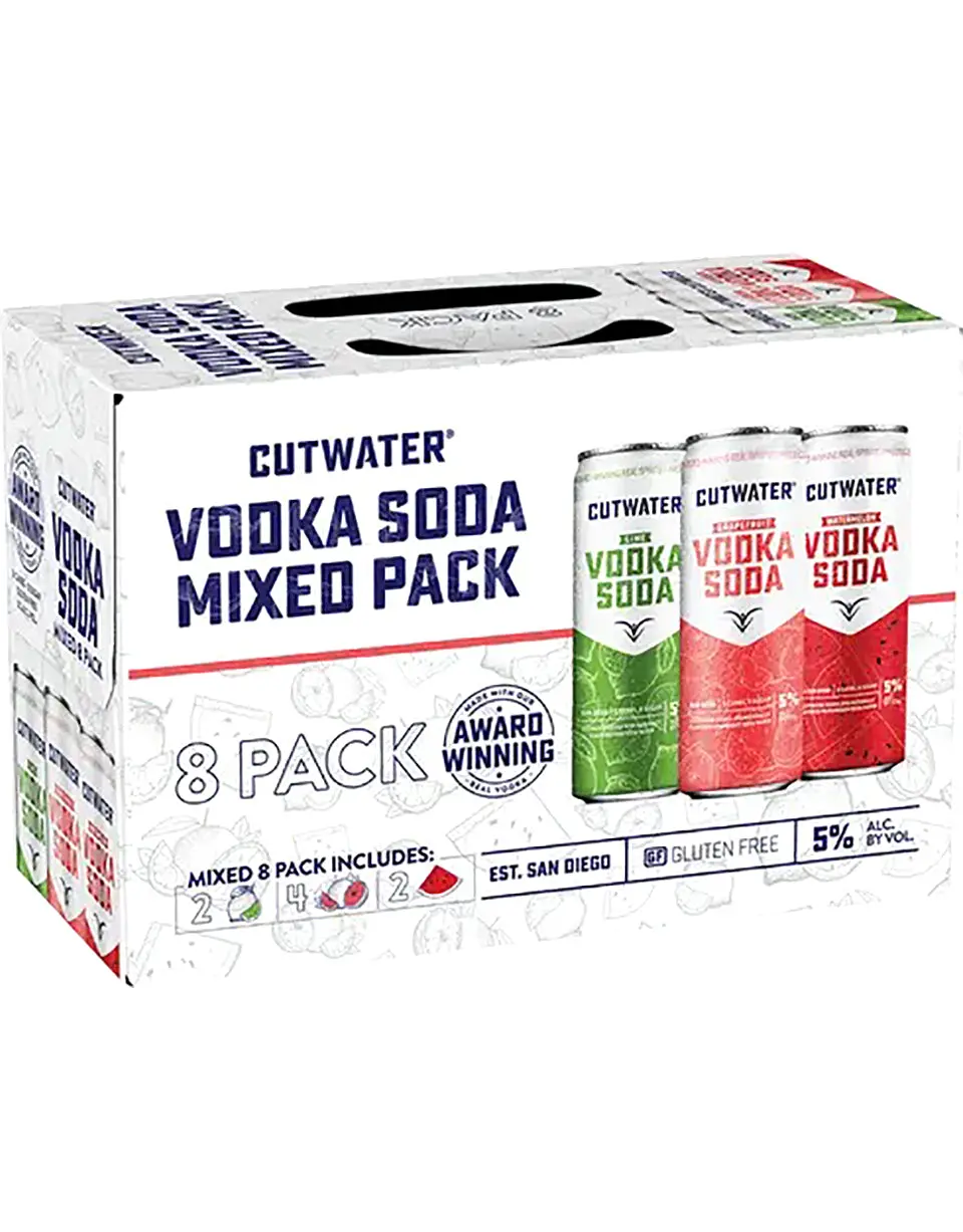 Cutwater Vodka Soda Variety Pack