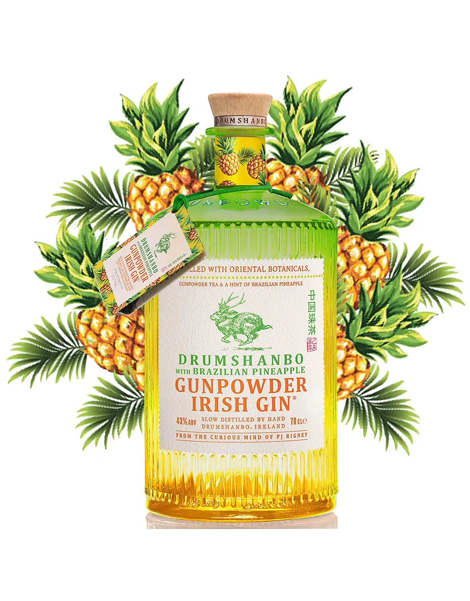 Drumshanbo Gunpowder Irish Gin with Brazilian Pineapple - Image 2