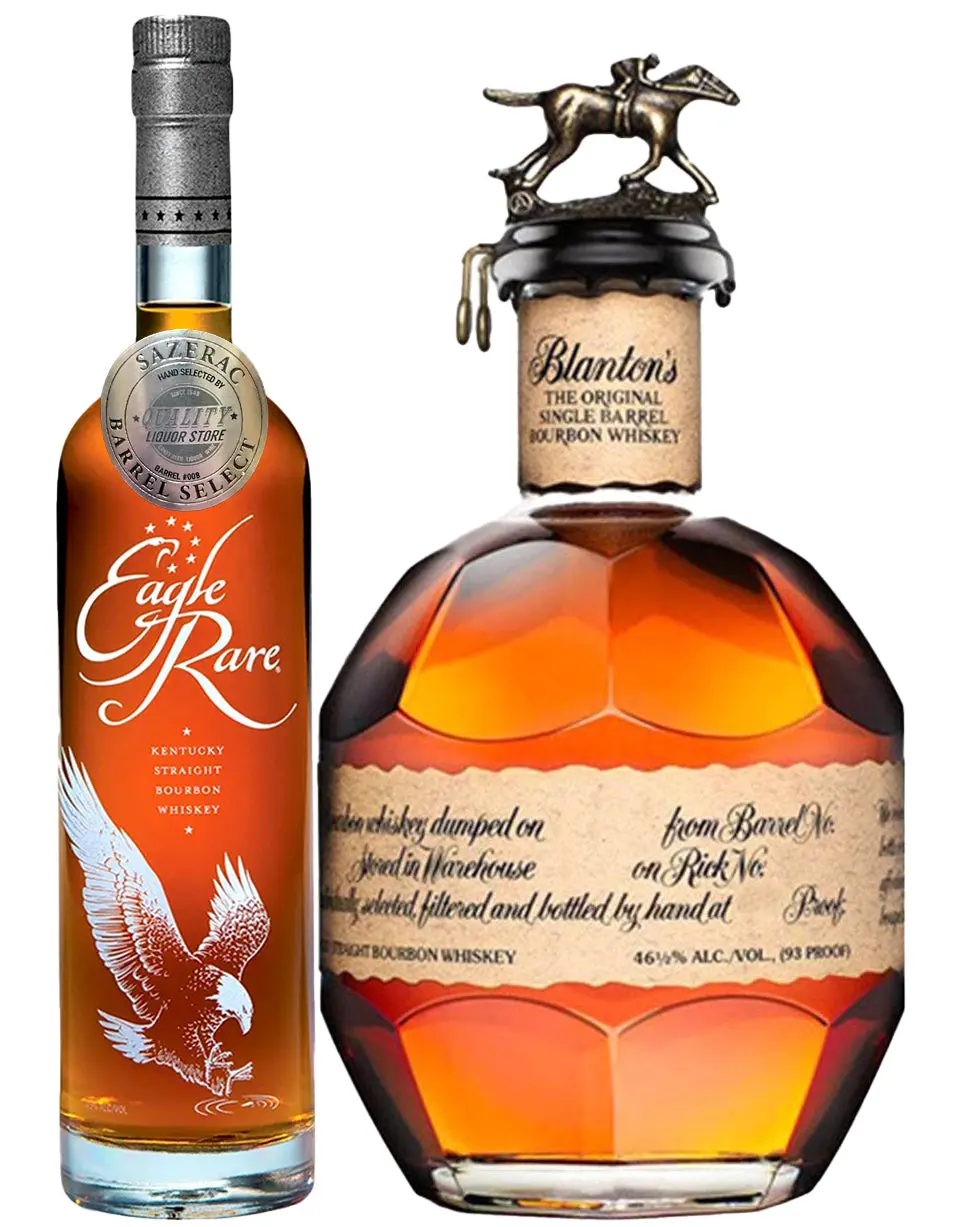Eagle Rare 10 Yr QLS Barrel Select & Blanton’s Bourbon 2-Pack Bundle