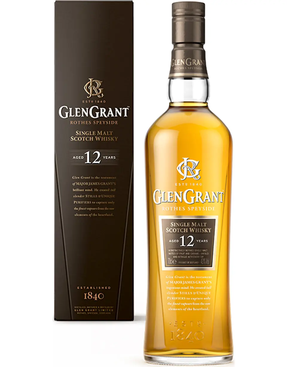 Glen Grant 12 Year Old Single Malt Scotch - Image 2
