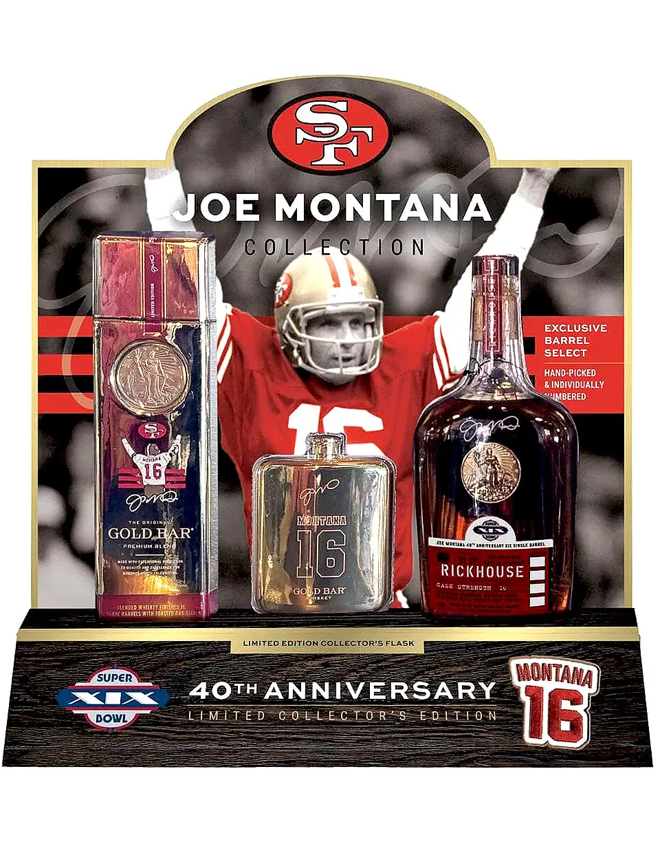Gold Bar Joe Montana 40th Anniversary Championship Box Set