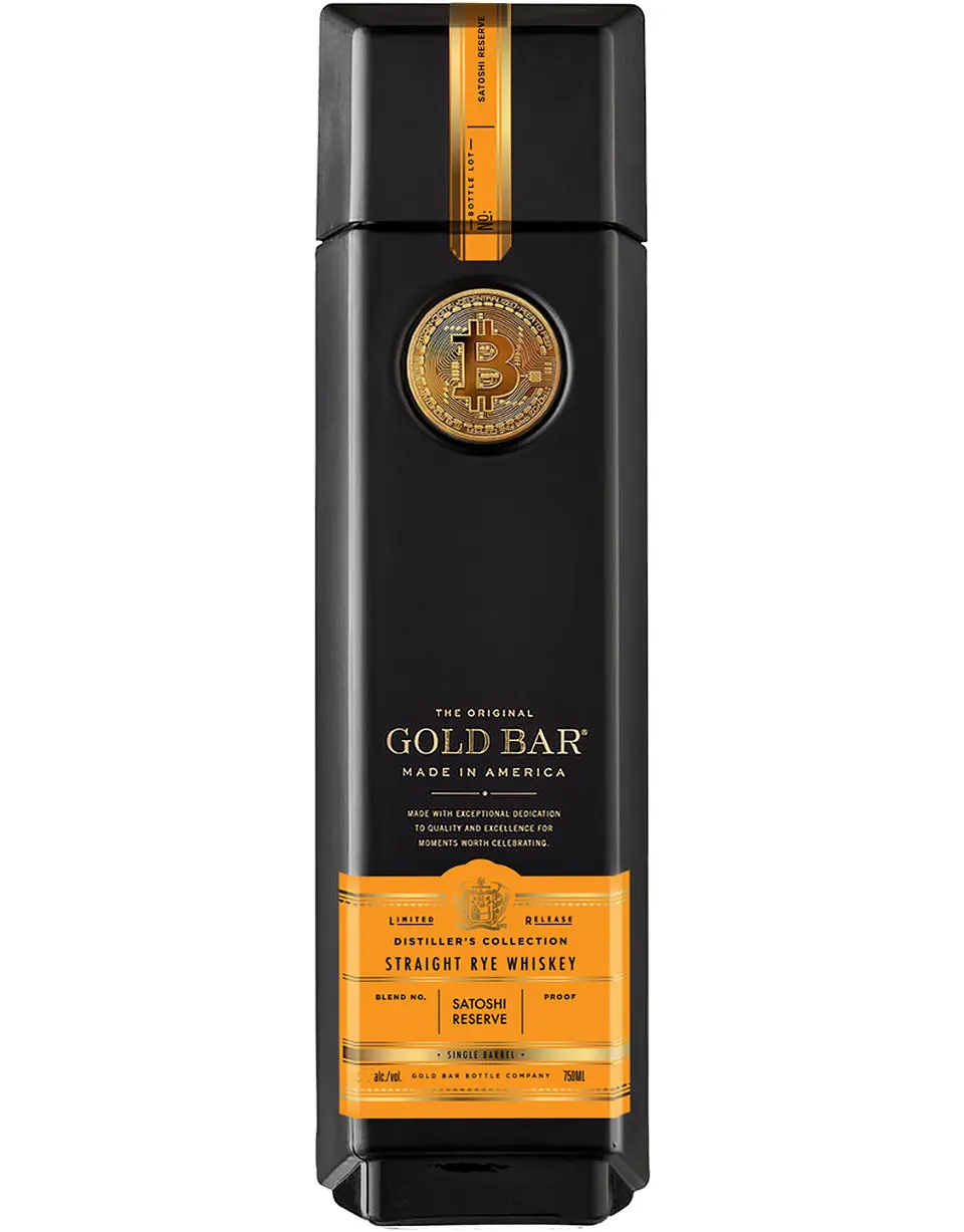 Gold Bar Whiskey Bitcoin Satoshi Reserve