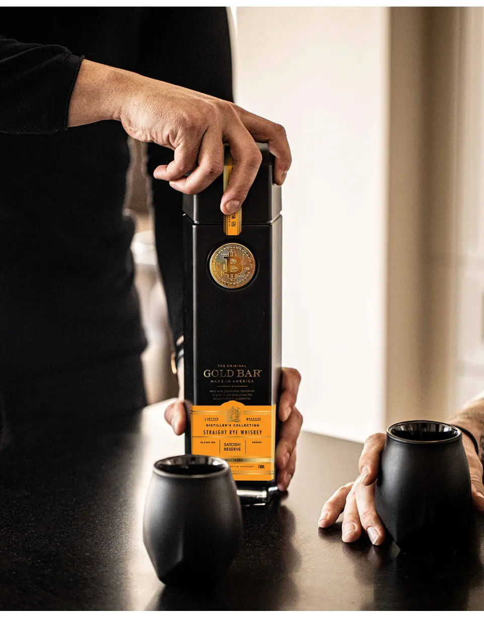 Gold Bar Whiskey Bitcoin Satoshi Reserve - Image 2