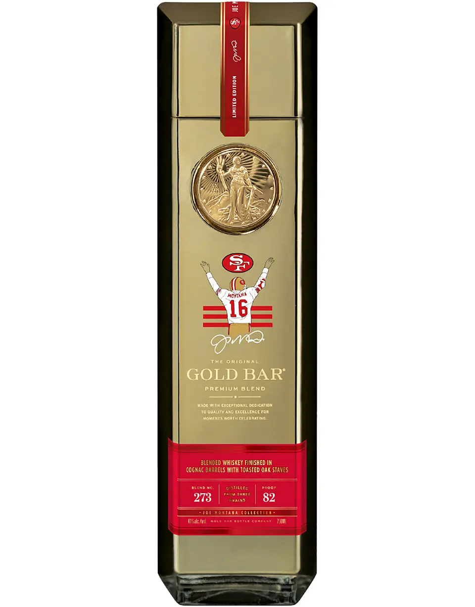 Gold Bar Whiskey Blend 273 Joe Montana Collection