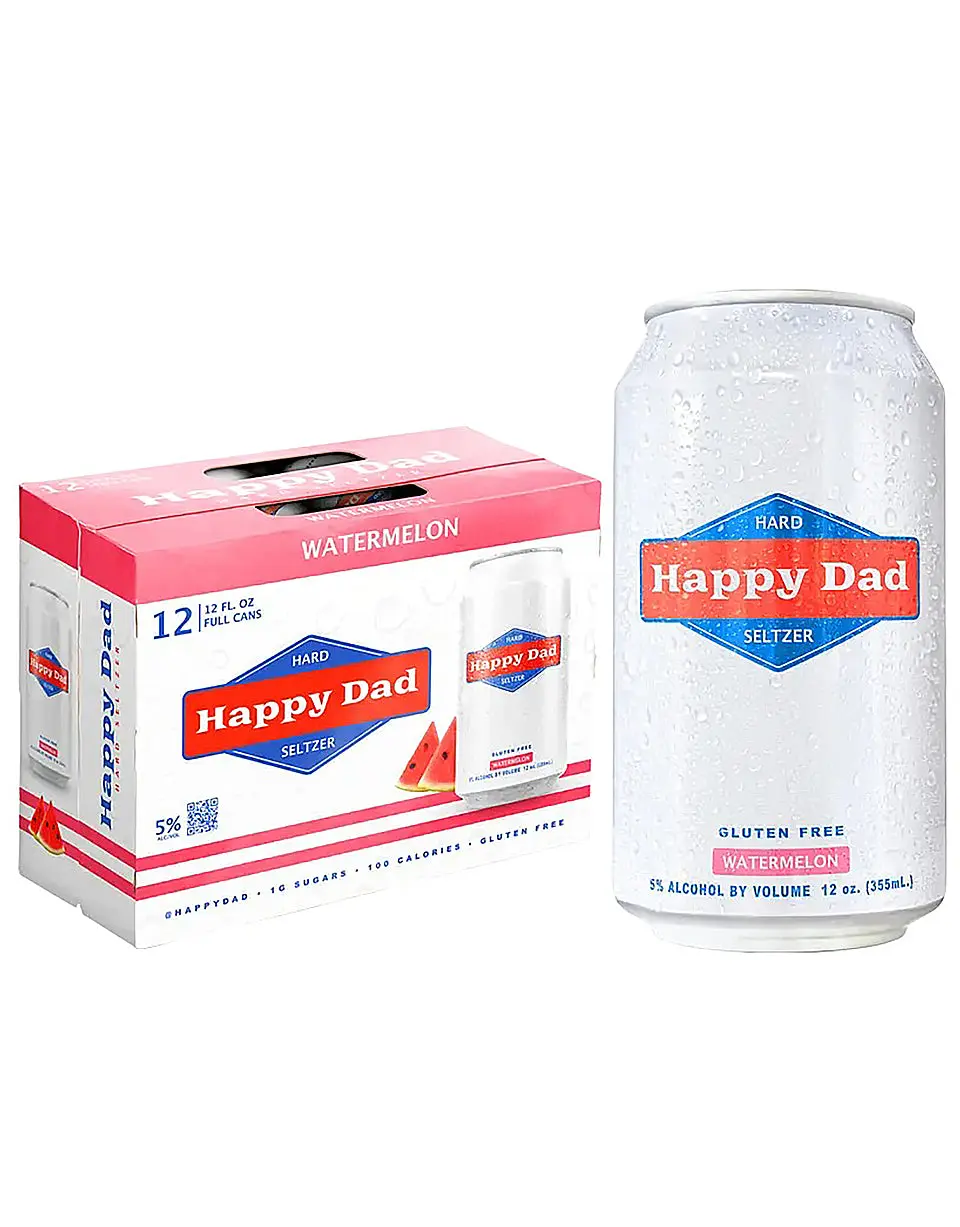 Happy Dad Hard Seltzer Watermelon 12-Pack