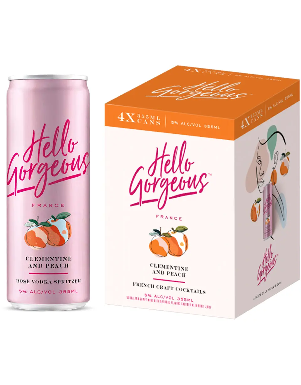 Hello Gorgeous Clementine & Peach Rosé Wine Cocktail