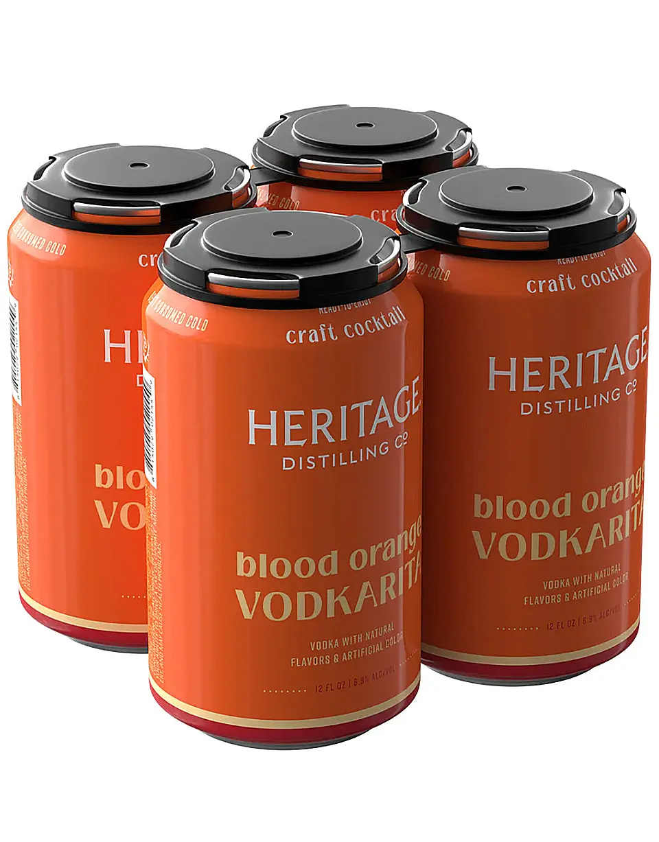 Heritage Blood Orange Vodkarita 4 Pack Can