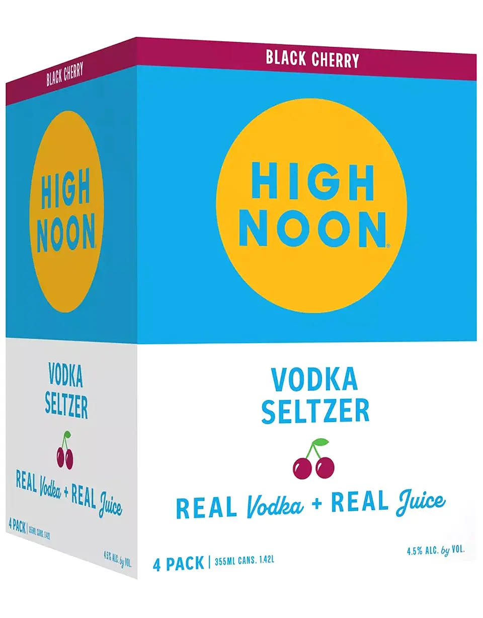 High Noon Sun Sips Black Cherry Hard Seltzer 4-Pack