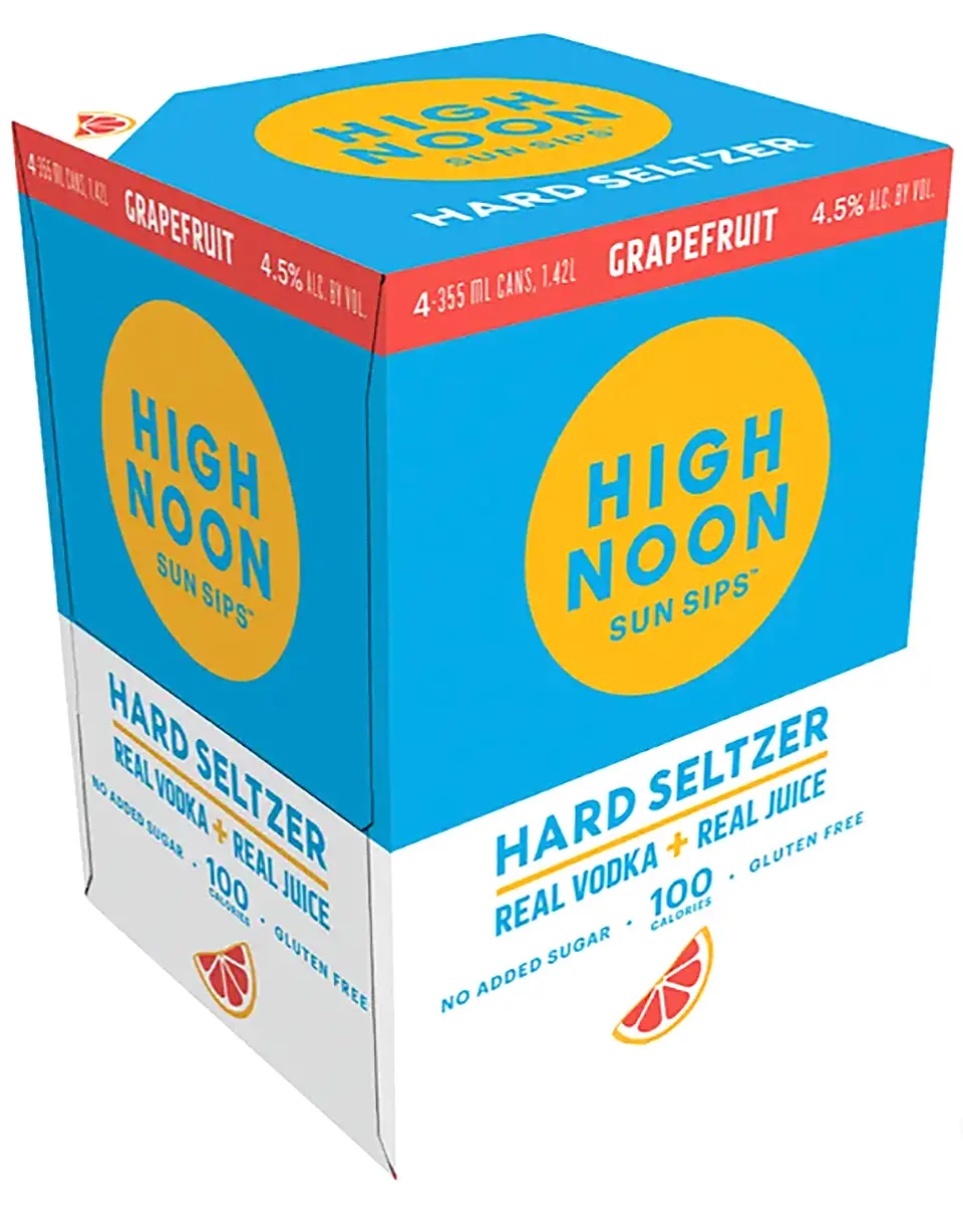 High Noon Sun Sips Grapefruit Hard Seltzer 4-Pack