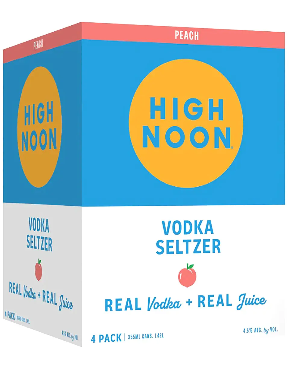High Noon Sun Sips Peach Hard Seltzer 4-Pack