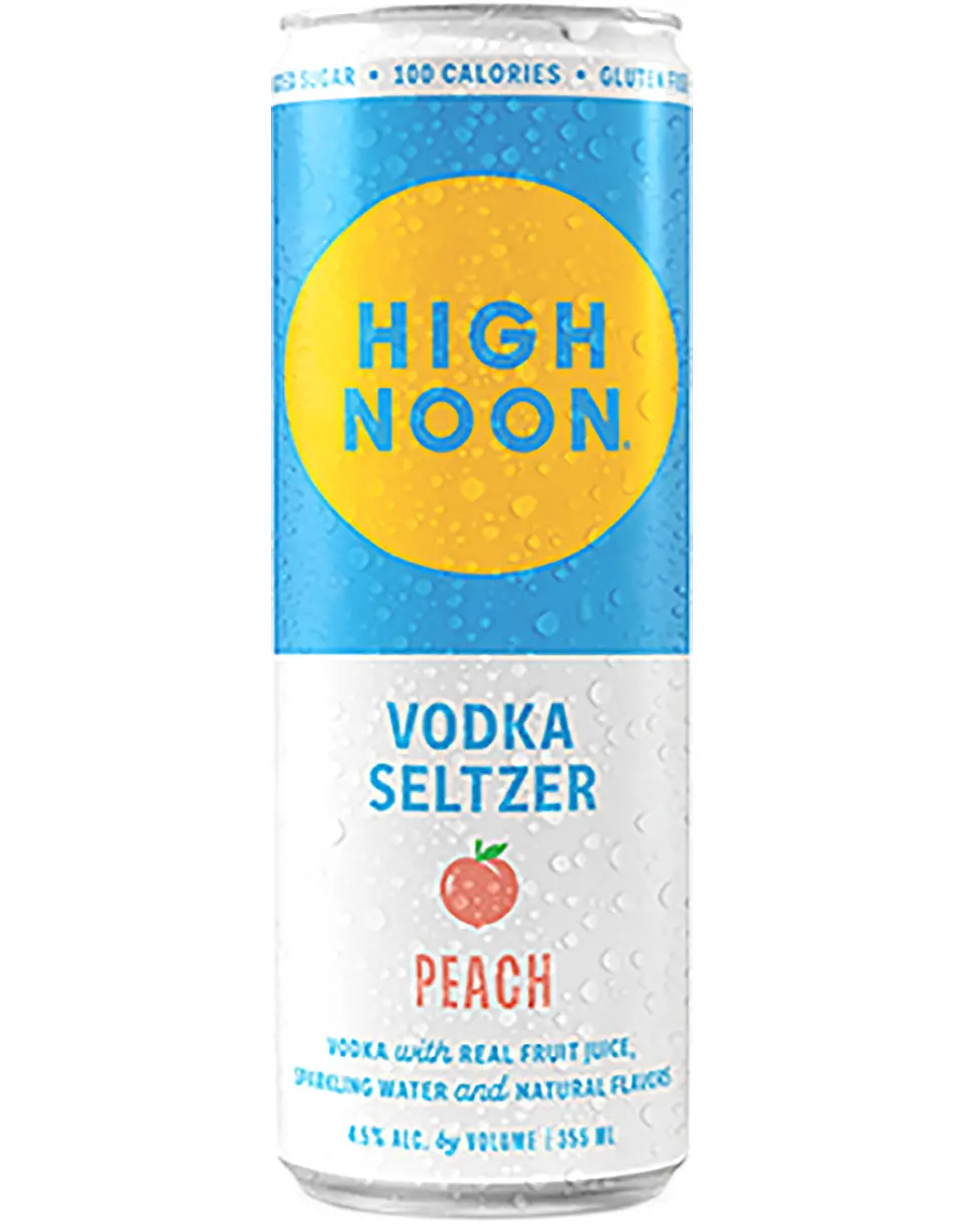 High Noon Sun Sips Peach Hard Seltzer 4-Pack - Image 2
