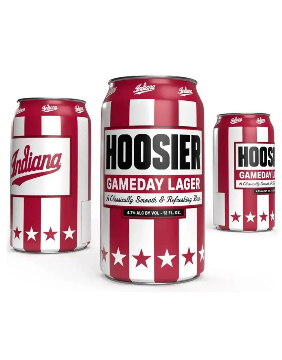 Indiana Hoosier Gameday Lager 4-Pack - Image 2