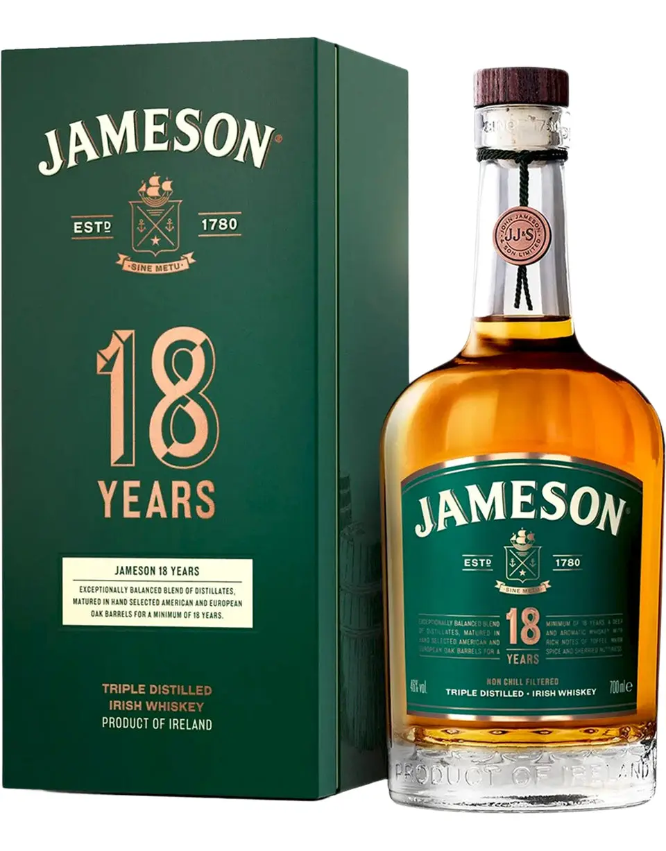 Jameson 18 Year Triple Distilled Irish Whiskey