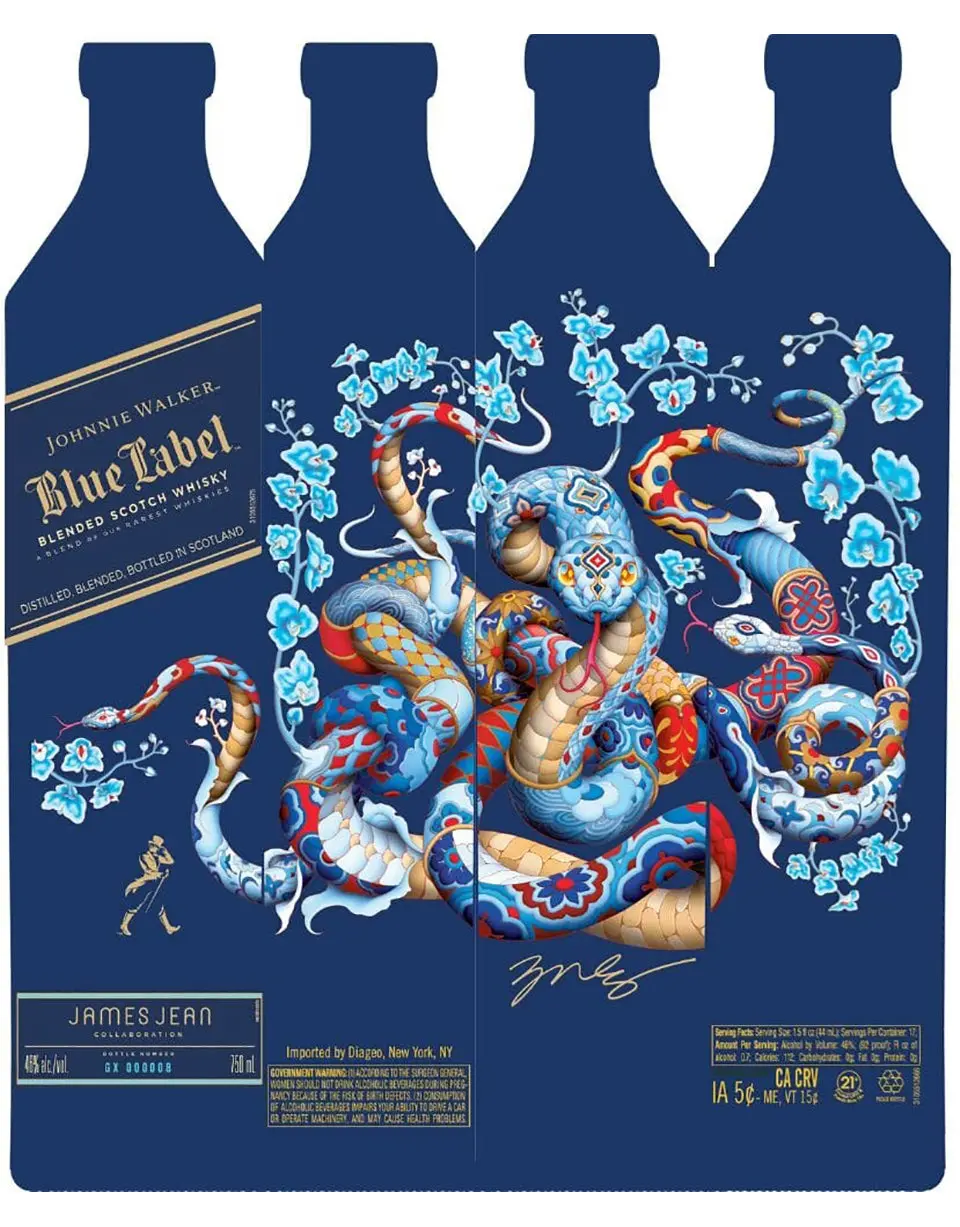Johnnie Walker Blue Label Year of the Snake 2025 by James Jean - Image 5