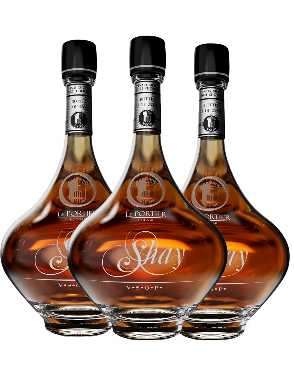 Le Portier Shay VSOP Shannon Sharpe Cognac 3-Pack Bundle