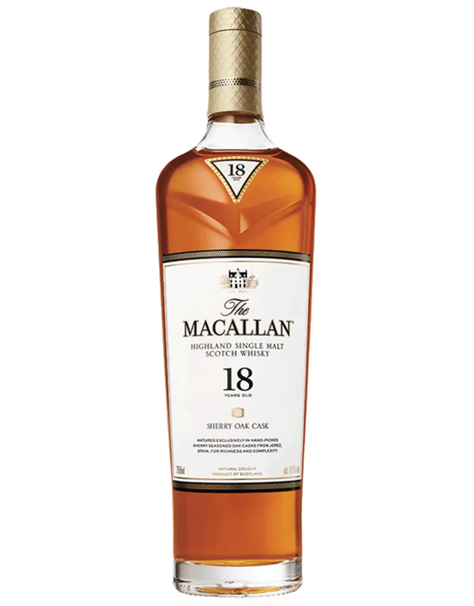Macallan 18 Year Sherry Oak Scotch - Image 2