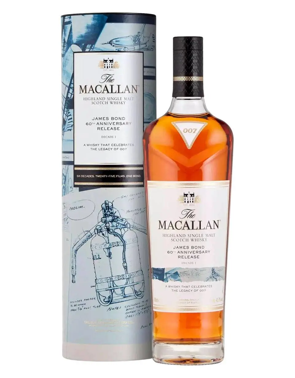 Macallan James Bond 60th Anniversary Release Decade I