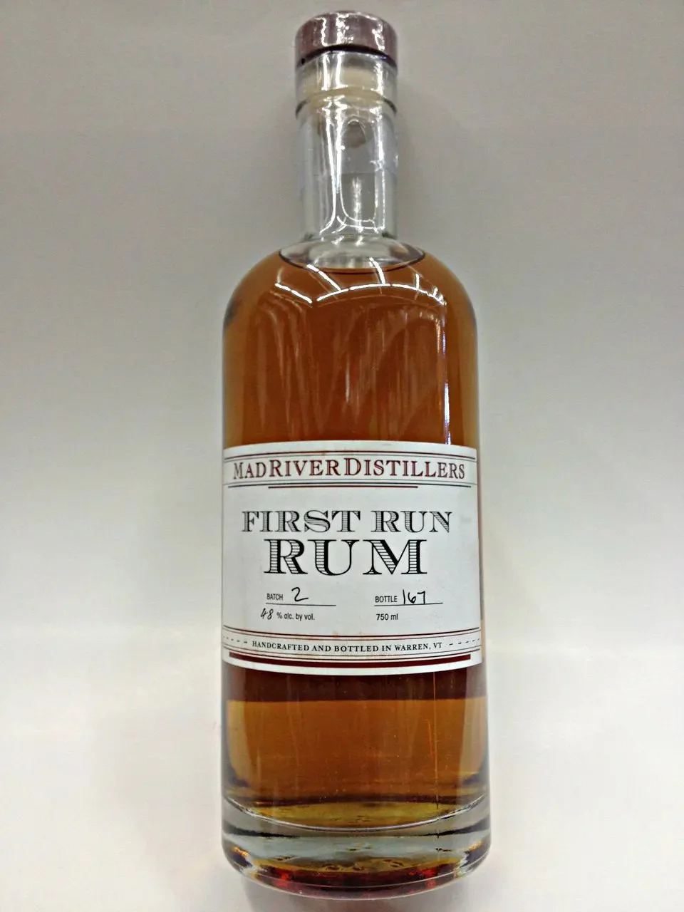 Mad River First Run Rum 750ml