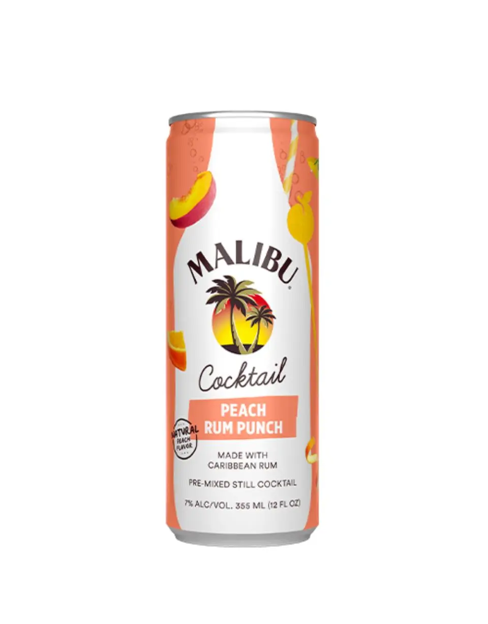Malibu Peach Rum Punch Cocktail - Image 2