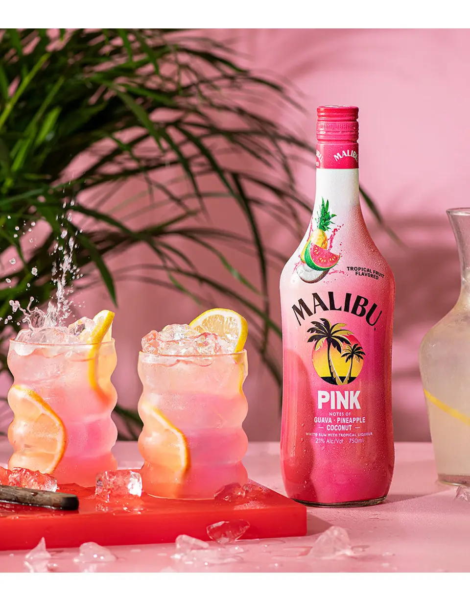 Malibu Pink Rum - Image 2