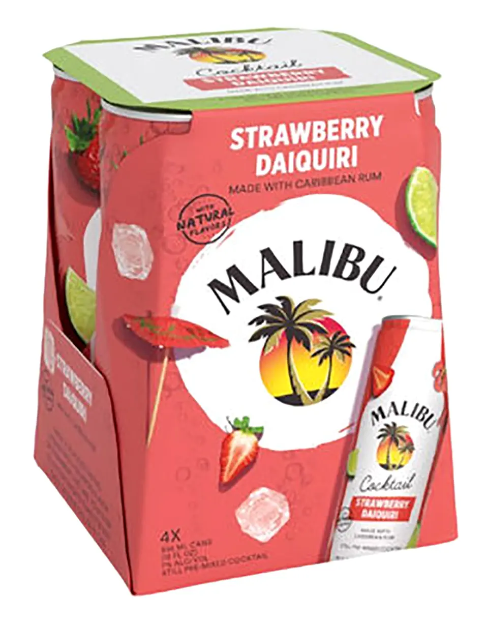 Malibu Strawberry Daiquiri Cocktails