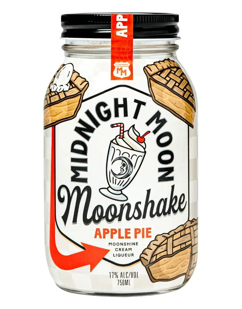 Midnight Moon Apple Pie Moonshake Cream Liqueur