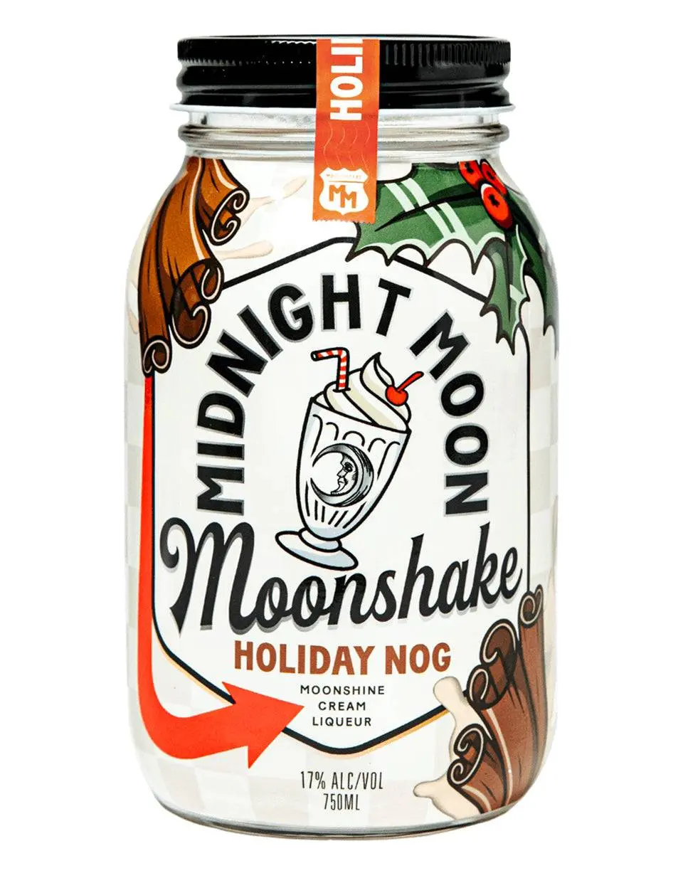 Midnight Moon Holiday Nog Moonshake Cream Liqueur