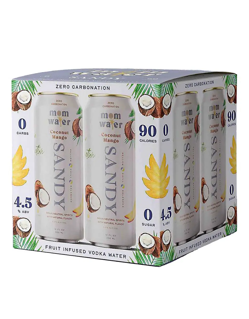 Mom Water Sandy - Coconut Mango 4-Pack
