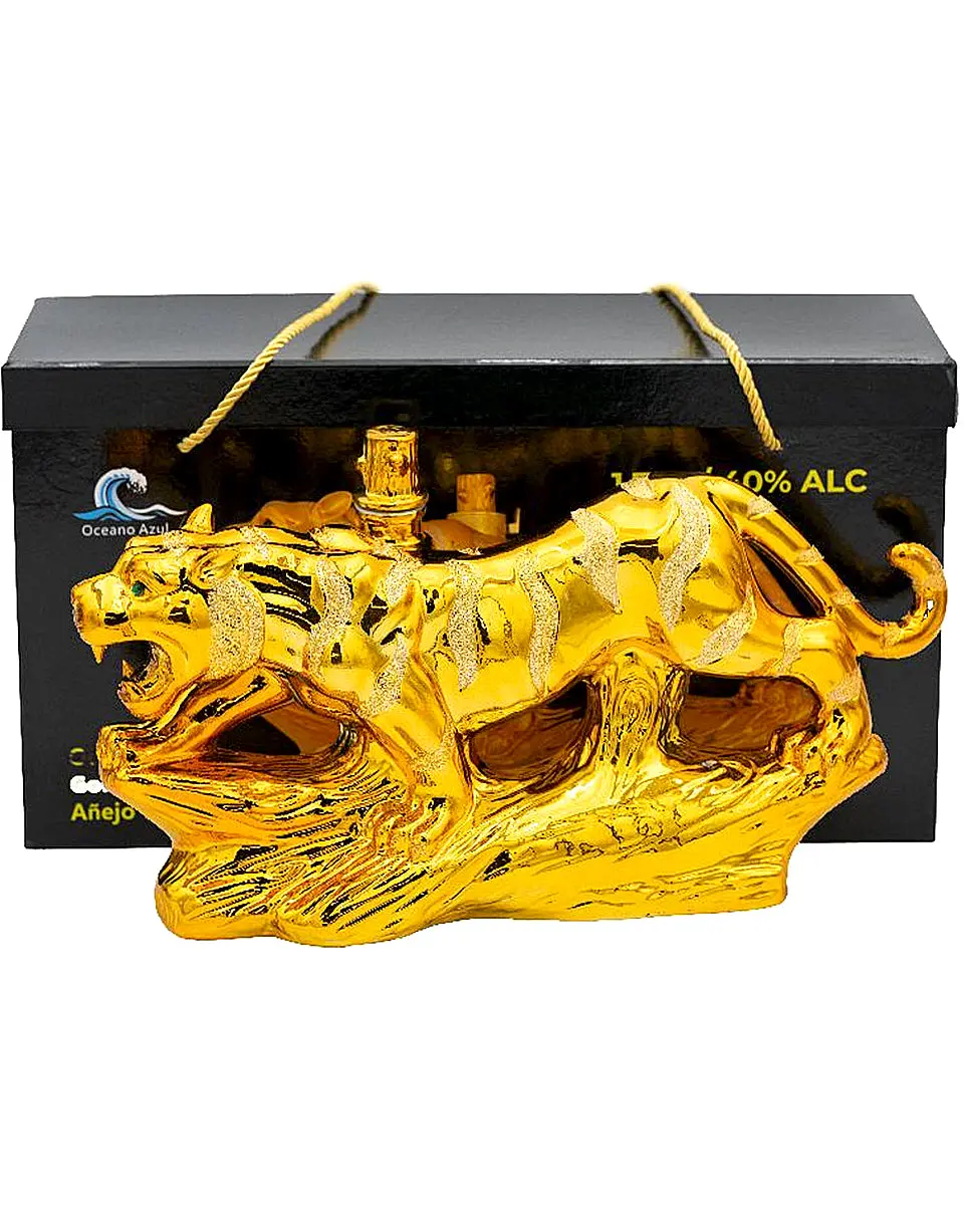 Oceano Azul Golden Tiger Anejo Tequila - Image 2
