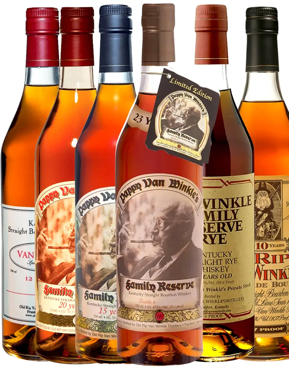 Pappy Van Winkle Family Collection Complete Bourbon Bundle