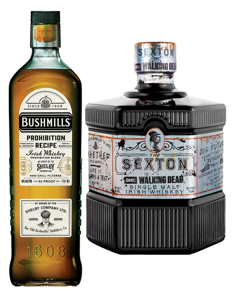 Peaky Blinders + Walking Dead Whiskey 2-Pack Combo